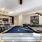 Large gameroom with billiards table 