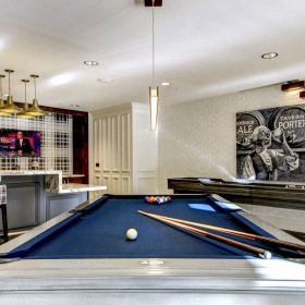 Billiards Table Large gameroom with billiards table